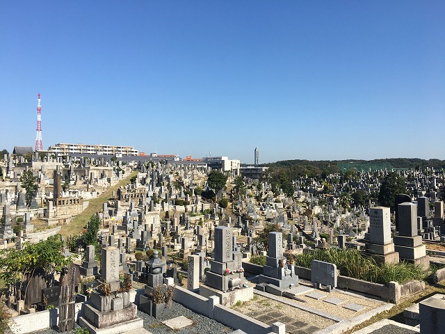 霊園全体風景